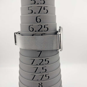 I Like Mikes Mid Century Modern Watches Skagen Men's Silver Tone Watch, Round Blue Metallic Dial, Mesh Strap