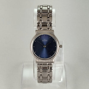 I Like Mikes Mid Century Modern Watches Skagen Men's Stainless Steel Watch, Dark Purple Dial, Link Bracelet