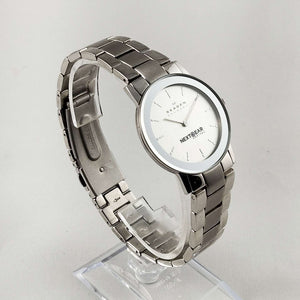 I Like Mikes Mid Century Modern Watches Skagen Men's Stainless Steel Watch, Oversized Bracelet Strap