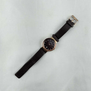 I Like Mikes Mid Century Modern Watches Skagen Oversized Watch, Faceted Crystal Face, Purple Mother of Pearl Dial