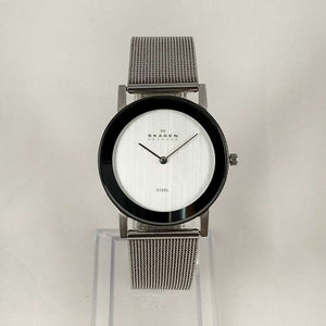 I Like Mikes Mid Century Modern Watches Skagen Oversized Watch, Mesh Strap
