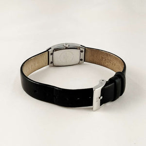 I Like Mikes Mid Century Modern Watches Skagen Petite Watch, Black Dial, Black Leather Strap
