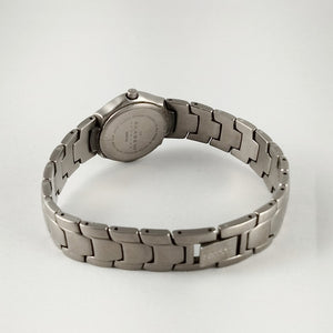 I Like Mikes Mid Century Modern Watches Skagen Stainless Steel Women's Watch, Gold Tone Details, Bracelet Strap