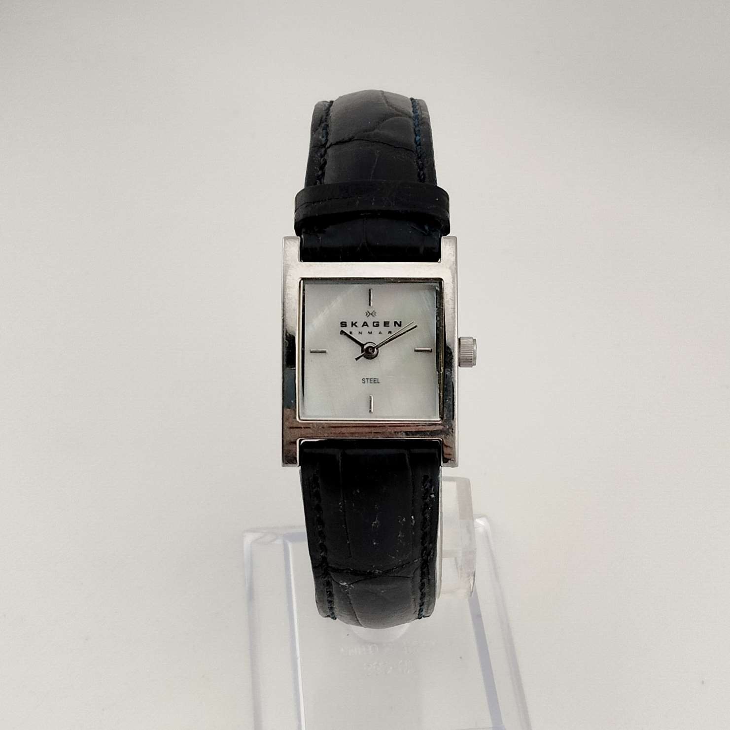 Skagen silver square watch Skagen Women main image 3