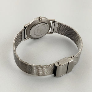 I Like Mikes Mid Century Modern Watches Skagen Unisex Stainless Steel Watch, Clean Face Design, Mesh Strap