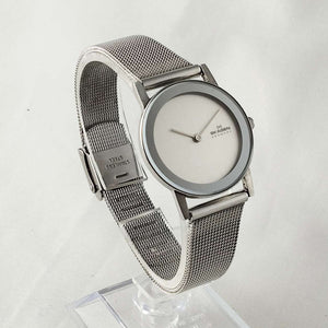 I Like Mikes Mid Century Modern Watches Skagen Unisex Watch, Minimalist Design, Mesh Strap