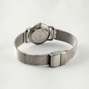 I Like Mikes Mid Century Modern Watches Skagen Unisex Watch, Minimalist Design, Mesh Strap