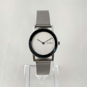 I Like Mikes Mid Century Modern Watches Skagen Unisex Watch, Minimalist Design, Mesh Strap