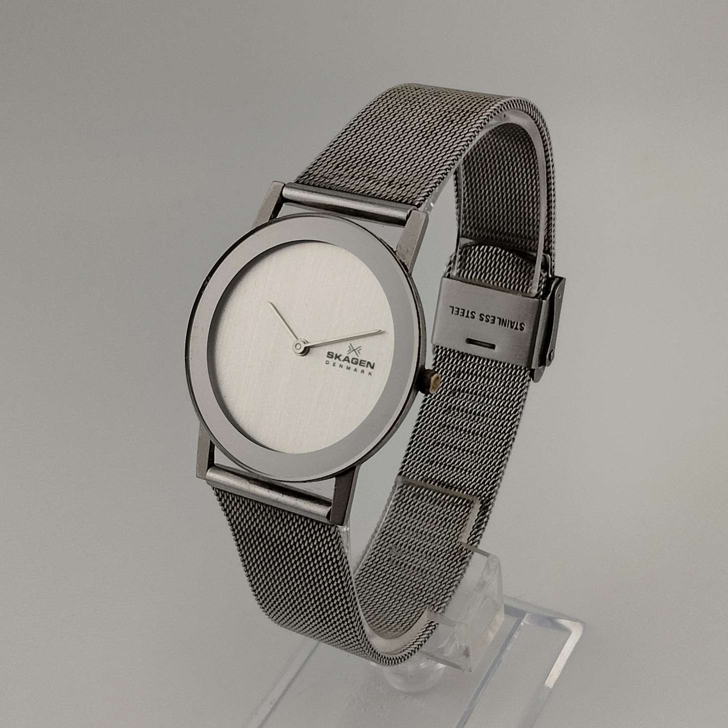 Skagen Silver Mesh Minimalist Chronograph Watch for Women Skagen Women main image 3