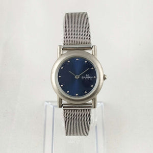 I Like Mikes Mid Century Modern Watches Skagen Unisex Watch, Navy Dial, Mesh Strap