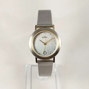 I Like Mikes Mid Century Modern Watches Skagen Watch, Gold Tone Details, Mesh Strap