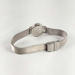 I Like Mikes Mid Century Modern Watches Skagen Watch, Mother of Pearl Dial, Mesh Strap