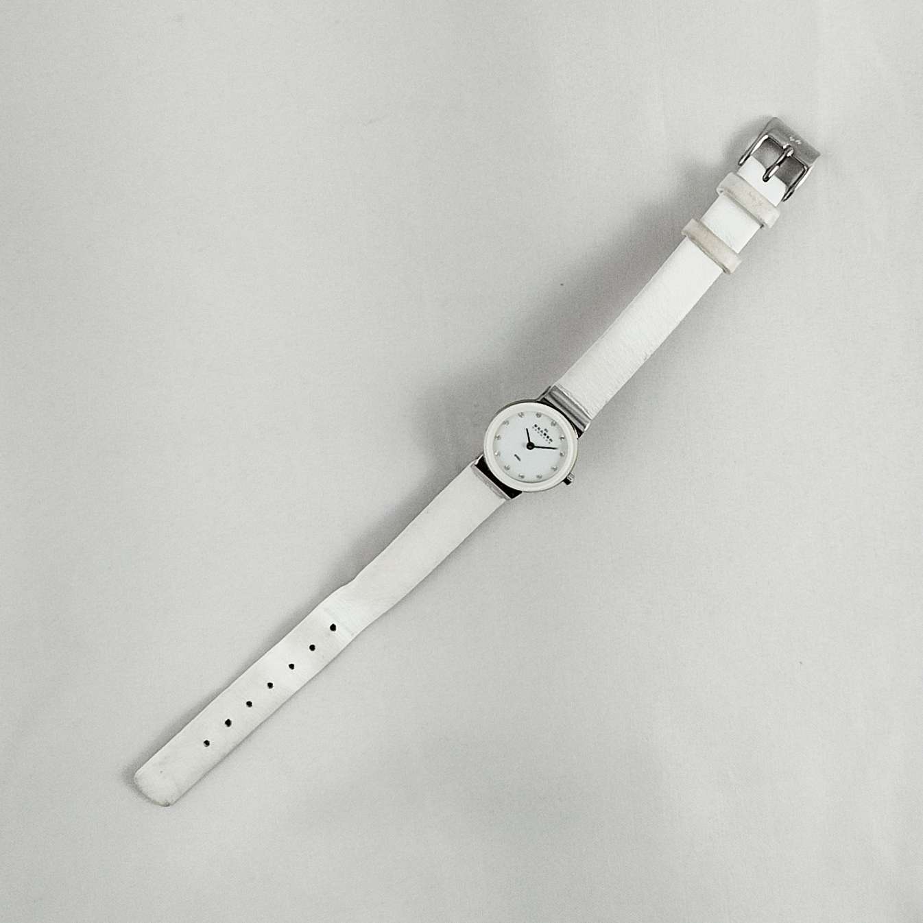 Skagen White Leather Watch Skagen Women main image 3