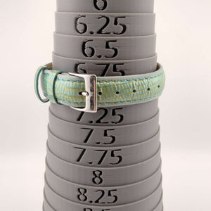 I Like Mikes Mid Century Modern Watches Skagen Women's Silver Tone Square Dial, Jeweled Border, Teal Leather Band