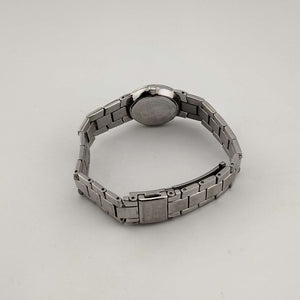 I Like Mikes Mid Century Modern Watches Skagen Women's Silver Tone Watch, Round Pink Mother of Pearl Dial, Bracelet Strap