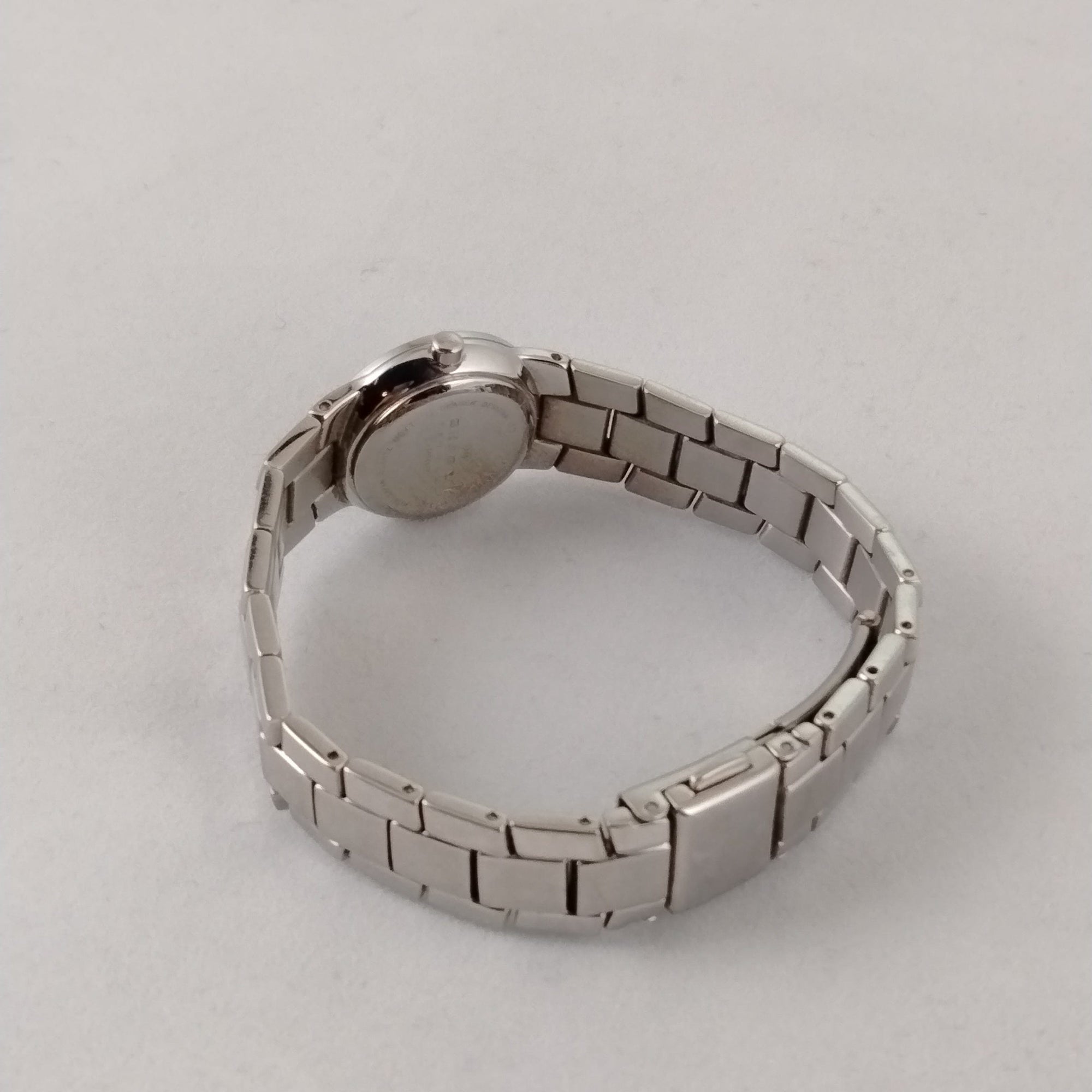 I Like Mikes Mid Century Modern Watches Skagen Women's Stainless Steel Round Watch, Black Dial, Jewel Hour Markers, Link Bracelet