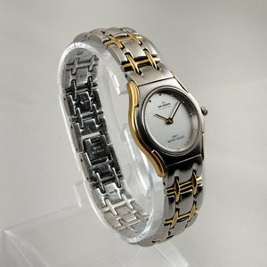 I Like Mikes Mid Century Modern Watches Skagen Women's Stainless Steel Watch, Gold Tone Details, Hour Markers, Bracelet Strap