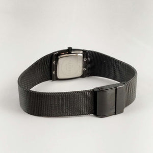 I Like Mikes Mid Century Modern Watches Skagen Women's Watch, Jewel Hour Markers, Black Mesh Strap