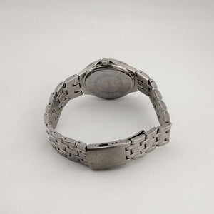 I Like Mikes Mid Century Modern Watches Synrgy Men's Silver Tone Quartz Watch, Round Dial, Bracelet Strap