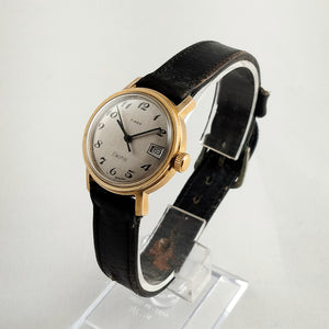 I Like Mikes Mid Century Modern Watches Timex Electric Watch, Black Genuine Leather Strap