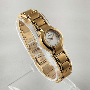 I Like Mikes Mid Century Modern Watches Timex Unisex Gold Tone Watch, Chunky Bracelet Strap