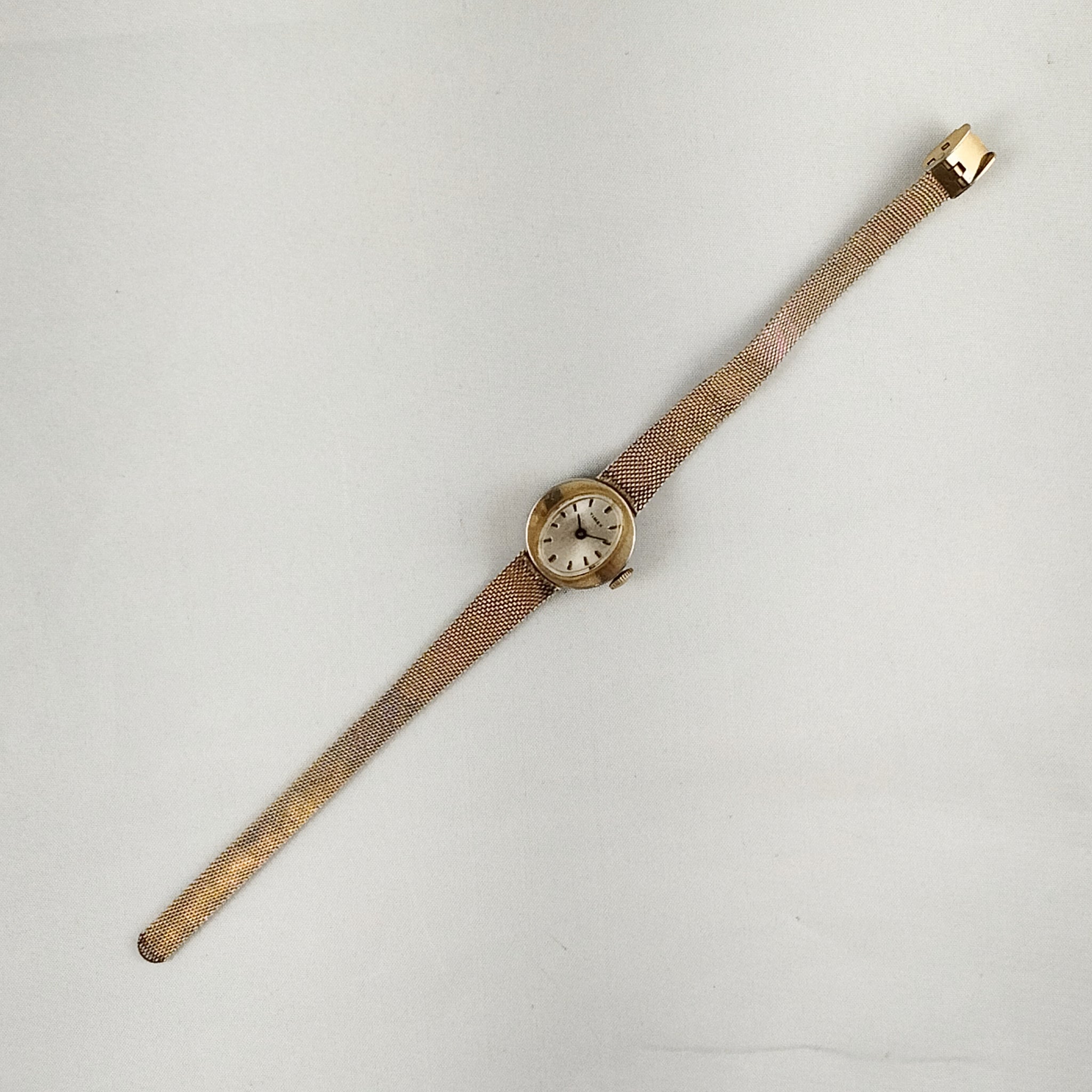 Timex Women's Gold Tone Watch, Oval Dial, Mesh Strap - I Like Mikes Mid Century Modern Timex Women's Gold Tone Watch, Oval Dial, Mesh Strap - I Like Mikes Mid Century Modern