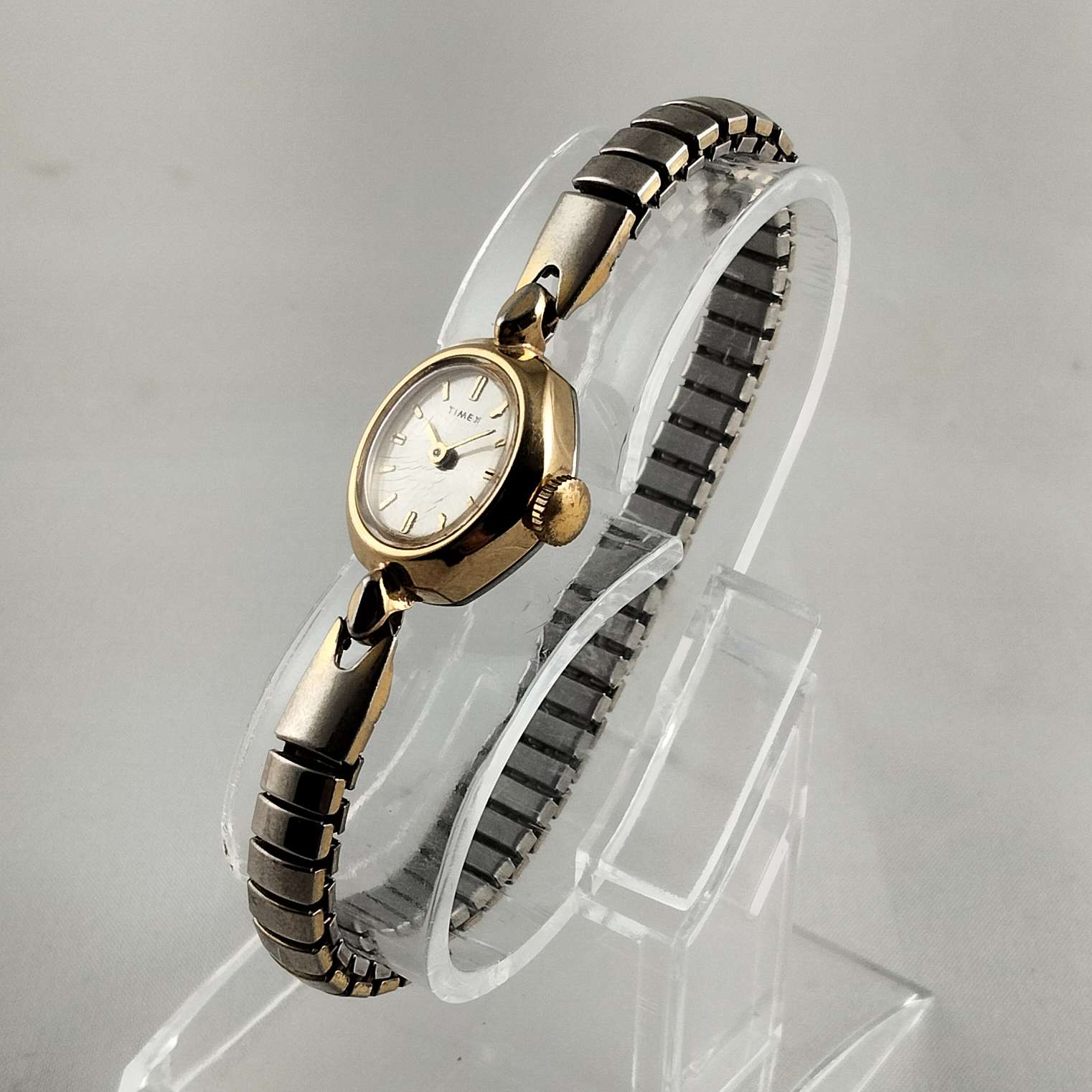 timex ladies dress watches Tiny Gold-Tone Mechanical Timex Women's Watch