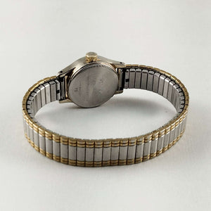 I Like Mikes Mid Century Modern Watches Timex Women's Petite Watch, Silver and Gold Tone, Stretch Strap