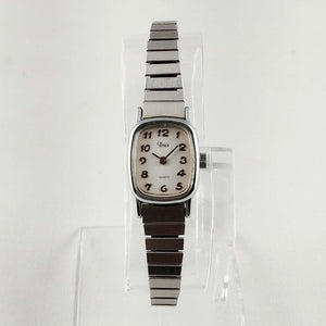 I Like Mikes Mid Century Modern Watches Timex Women's Watch, Silver Tone, Water Resistant, Stretch Strap