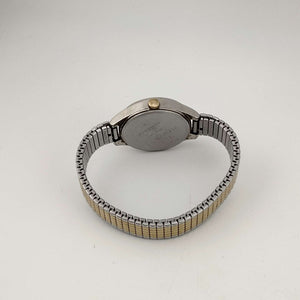 I Like Mikes Mid Century Modern Watches Viewpoint Men's Mixed Metal Watch, Round Dial, Stretch Strap