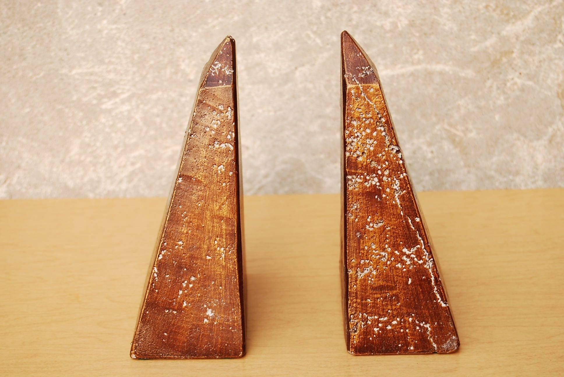 lathanboyce Accessories Default Jaru Mid Century Ceramic Obelisk Volcano Rock Bookends