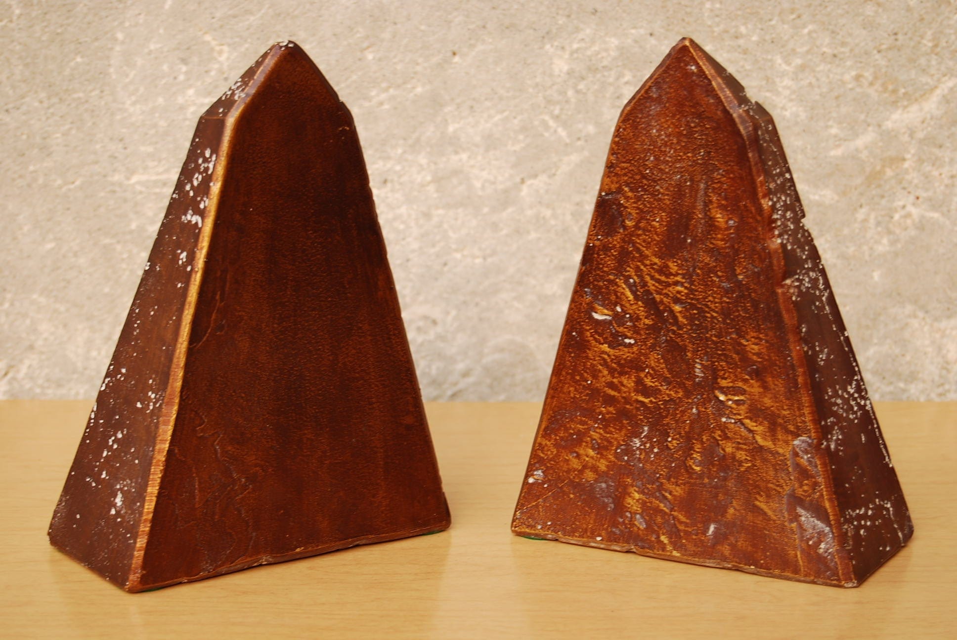 lathanboyce Accessories Default Jaru Mid Century Ceramic Obelisk Volcano Rock Bookends