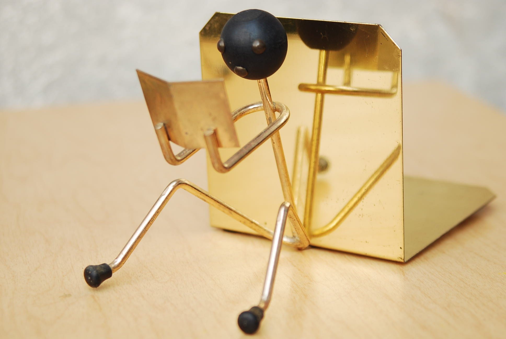 lathanboyce Accessories Modernist Stick Figure Bookends