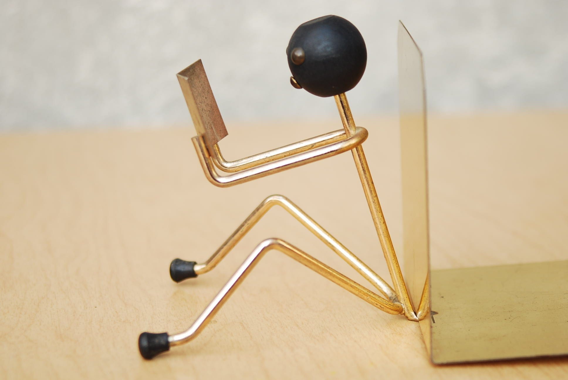 lathanboyce Accessories Modernist Stick Figure Bookends
