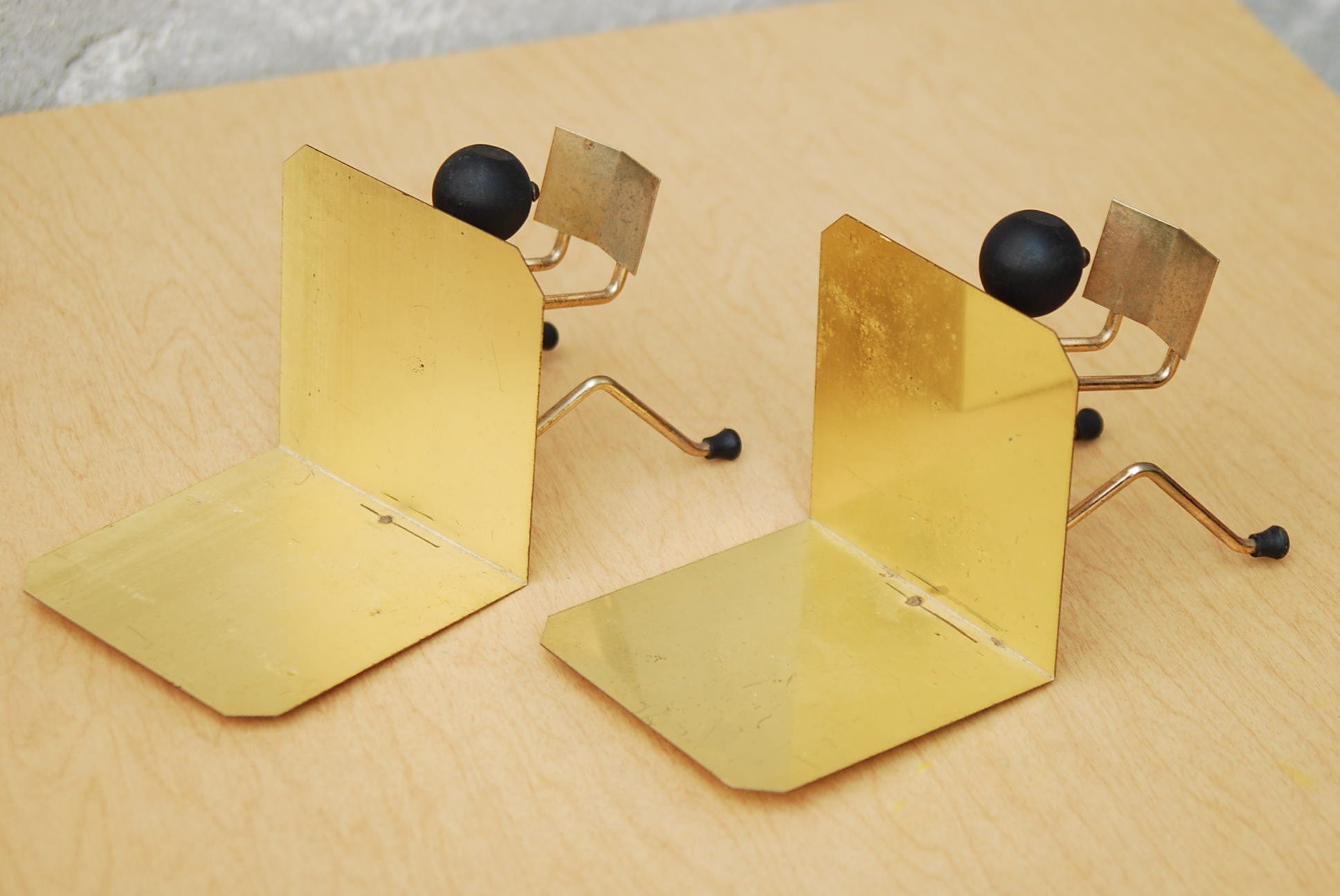 lathanboyce Accessories Modernist Stick Figure Bookends