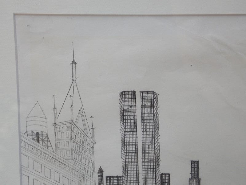 lathanboyce Wall Decor & Art New York City Hand Drawn Animation Cell from Superfriends Cartoon