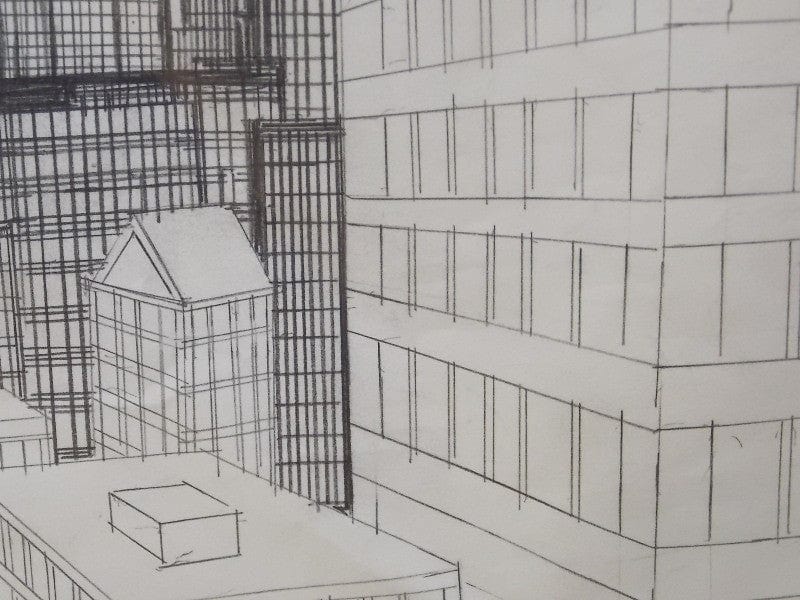 lathanboyce Wall Decor & Art New York City Hand Drawn Animation Cell from Superfriends Cartoon