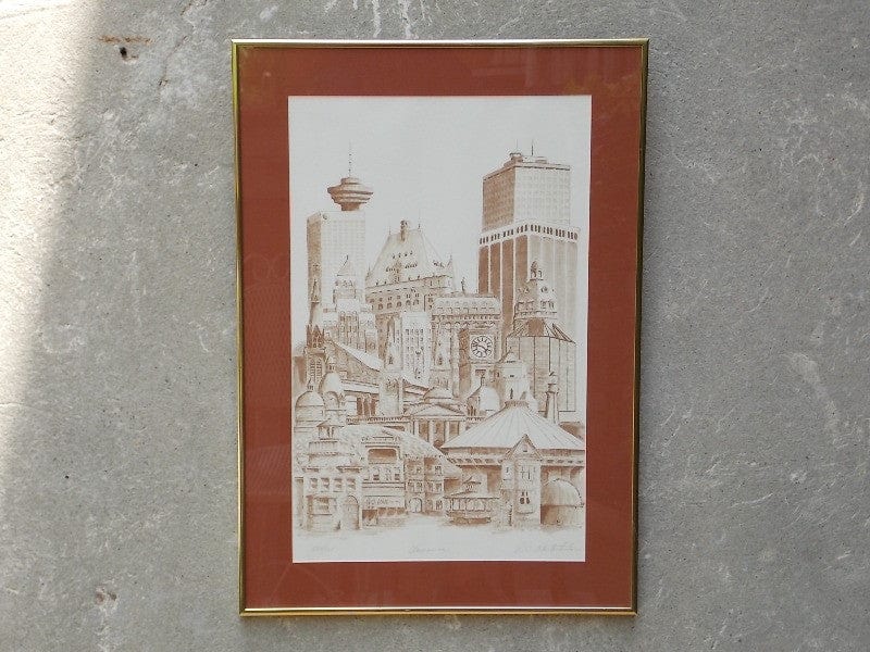 lathanboyce Wall Decor & Art Vancouver Cityscape Limited Edition Signed Print by R.C. Westerholm