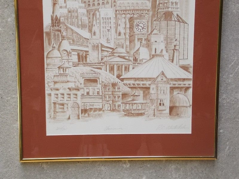 lathanboyce Wall Decor & Art Vancouver Cityscape Limited Edition Signed Print by R.C. Westerholm