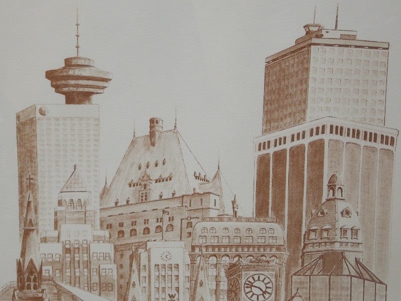 lathanboyce Wall Decor & Art Vancouver Cityscape Limited Edition Signed Print by R.C. Westerholm