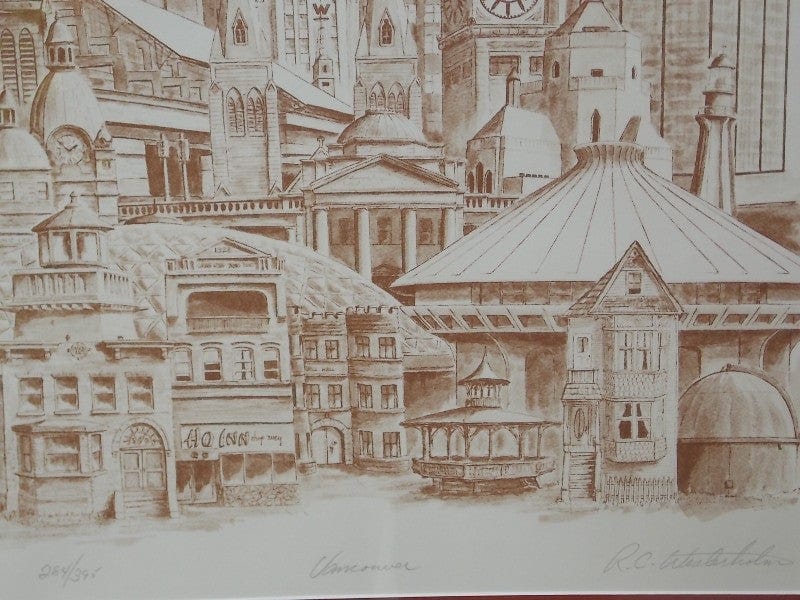 lathanboyce Wall Decor & Art Vancouver Cityscape Limited Edition Signed Print by R.C. Westerholm
